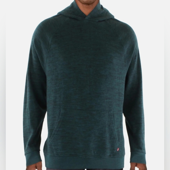 Levi's Men's Fleece Raglan Sleeve Hoodie Sweater Size M NWT MSRP $69.50 - Picture 1 of 6